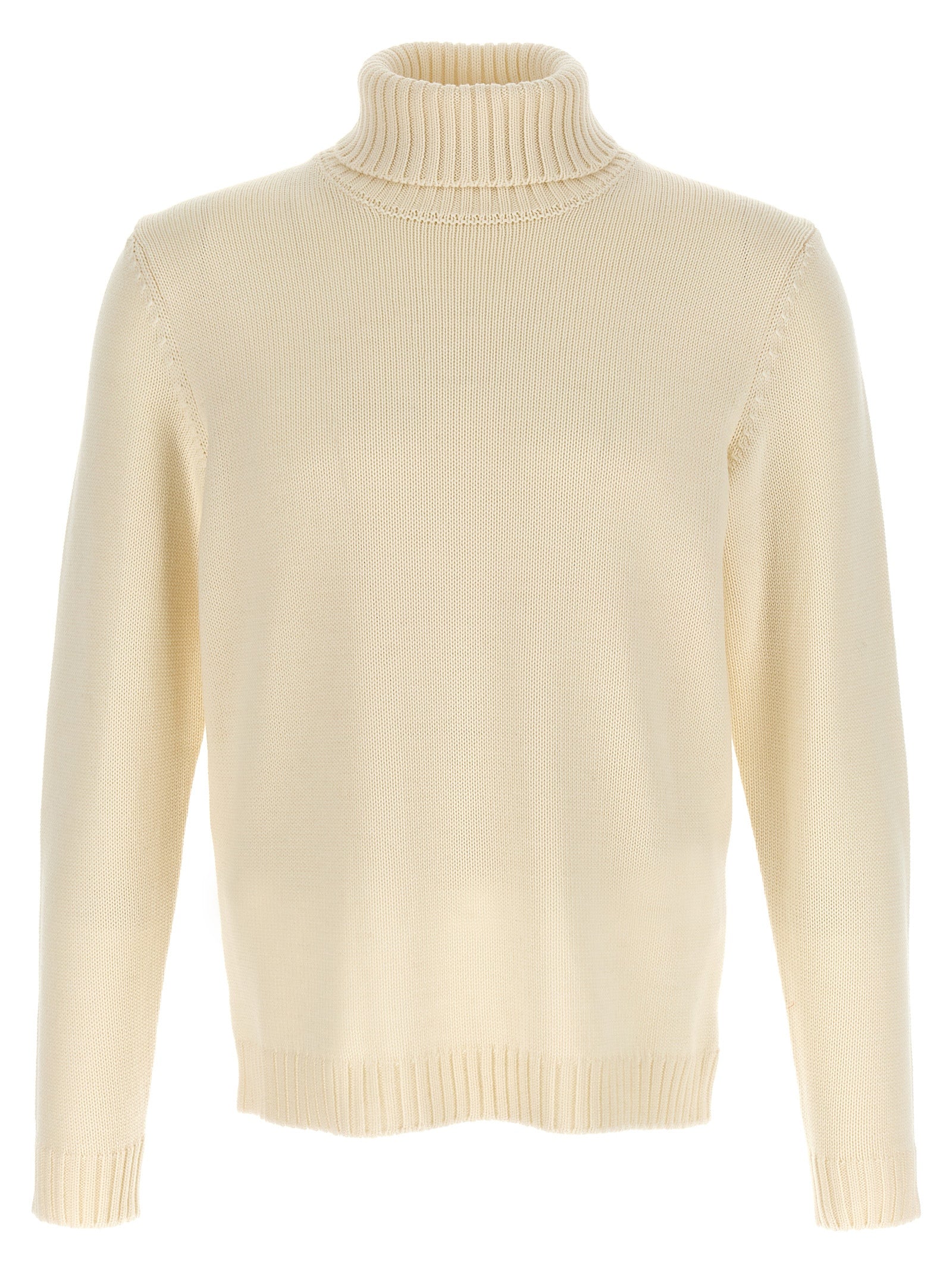 White Virgin Wool Cardigan