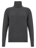 Gray Virgin Wool Cardigan