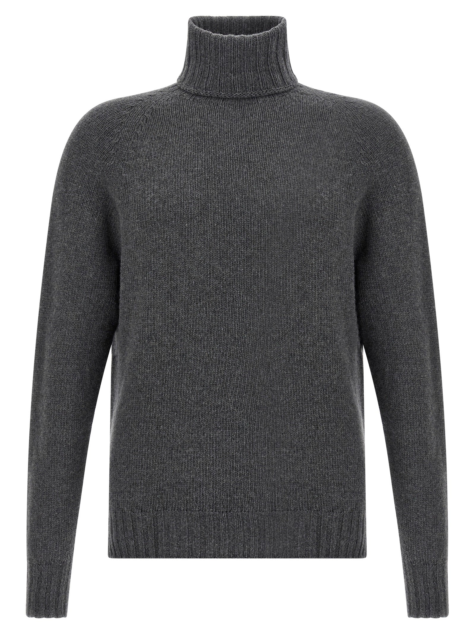 Gray Virgin Wool Cardigan