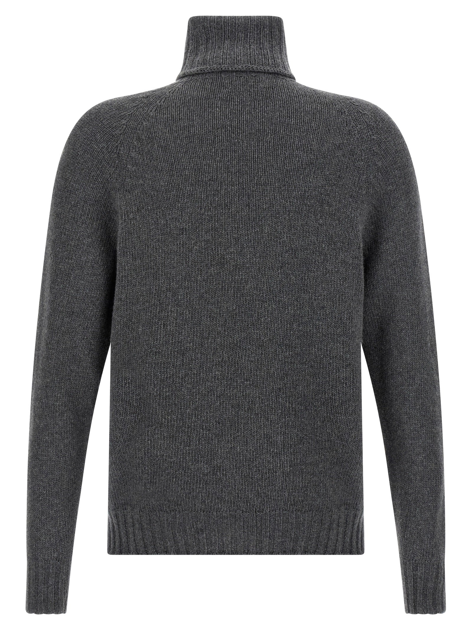 Gray Virgin Wool Cardigan