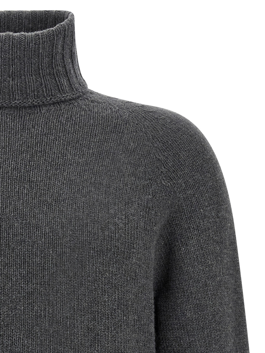 Gray Virgin Wool Cardigan