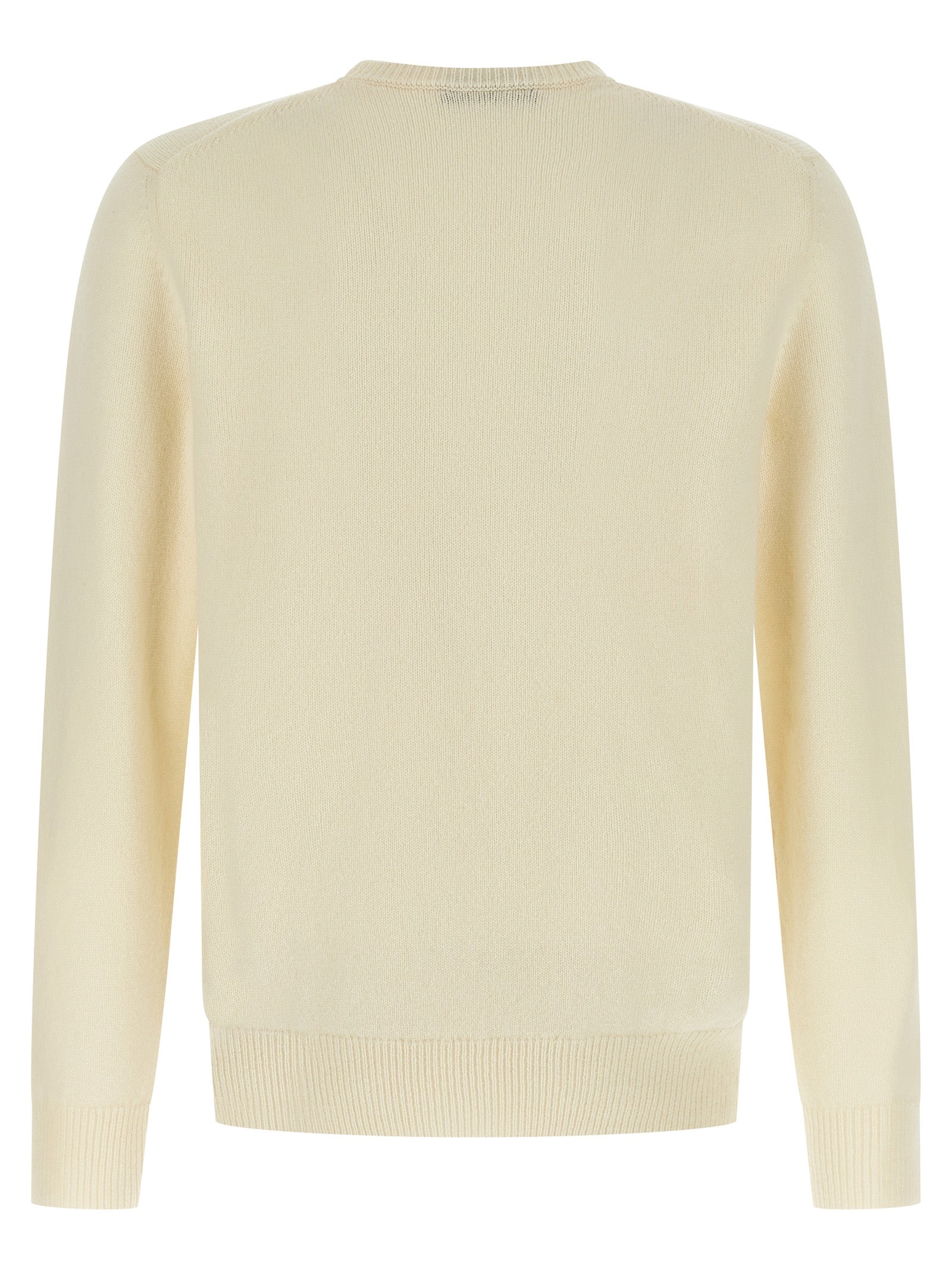 White Virgin Wool Cardigan