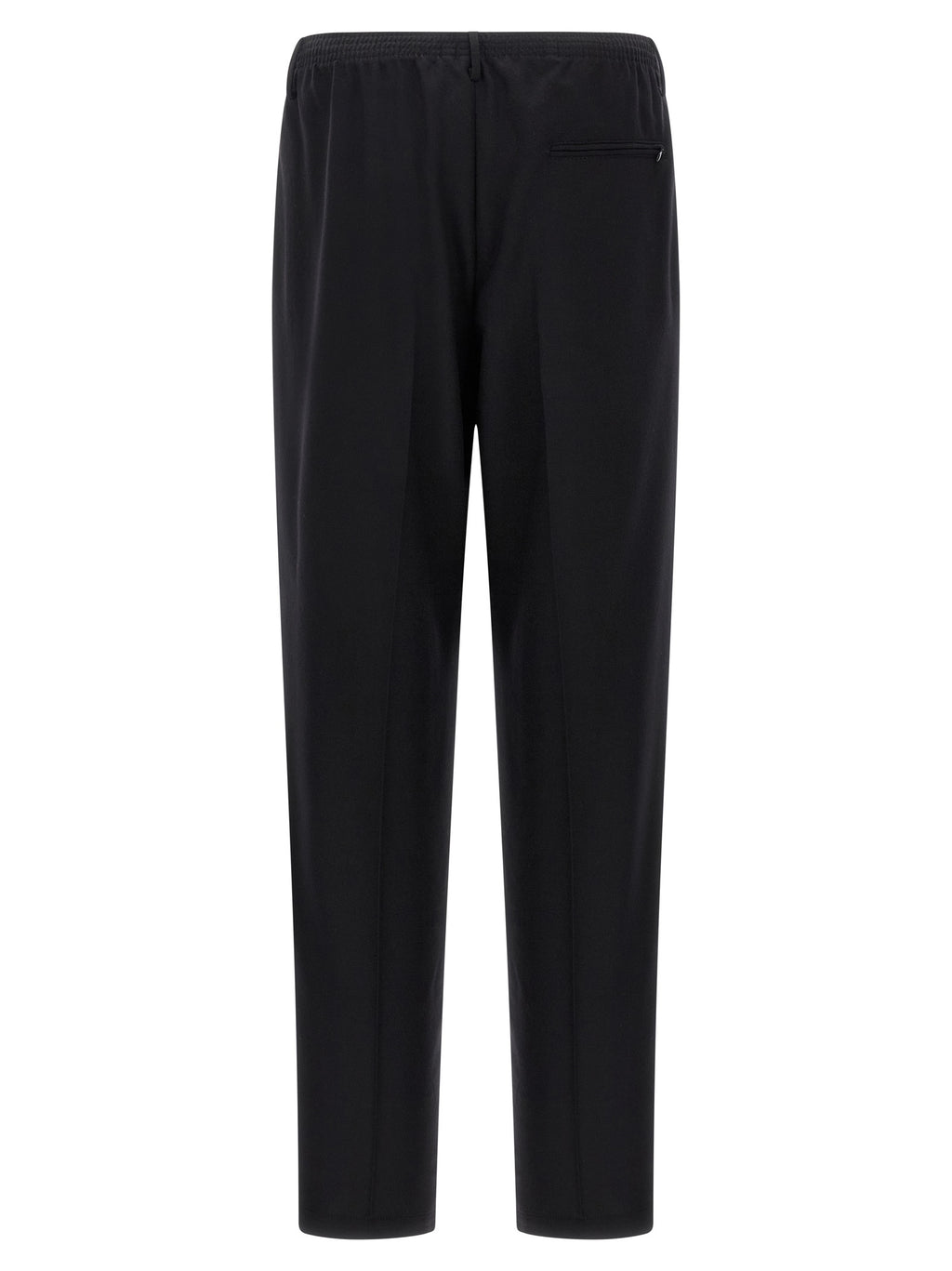 Black Wool Casual Pants