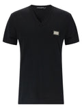 Black Cotton T-Shirt