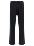Black Cotton Casual Pants