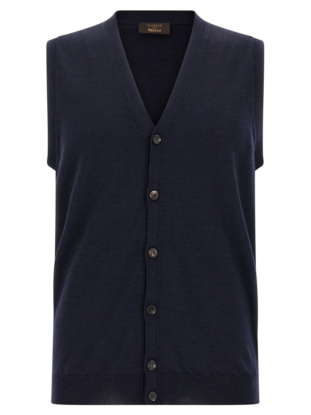 Blue Virgin Wool Cardigan
