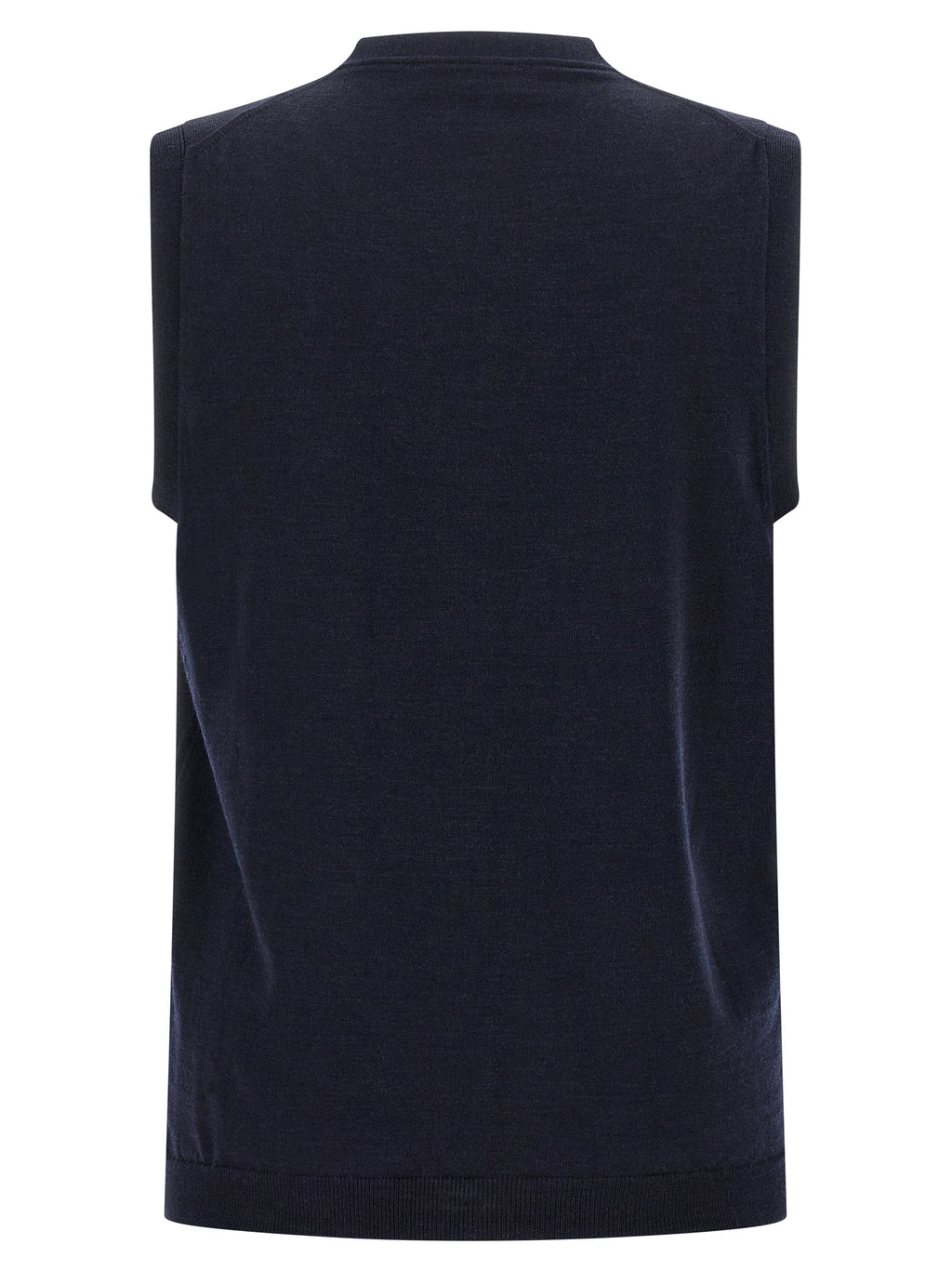 Blue Virgin Wool Cardigan