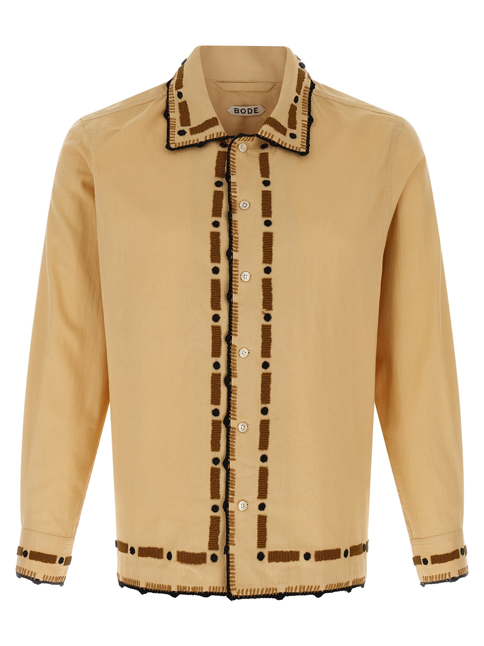 Beige Cotton Blouse