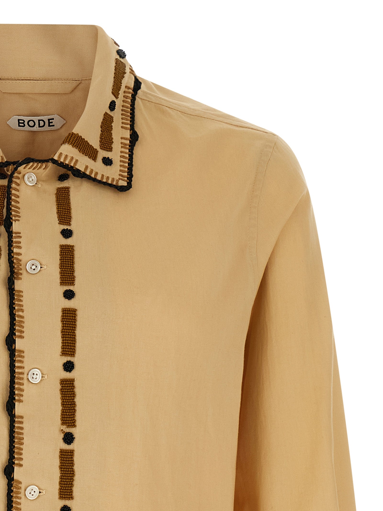 Beige Cotton Blouse