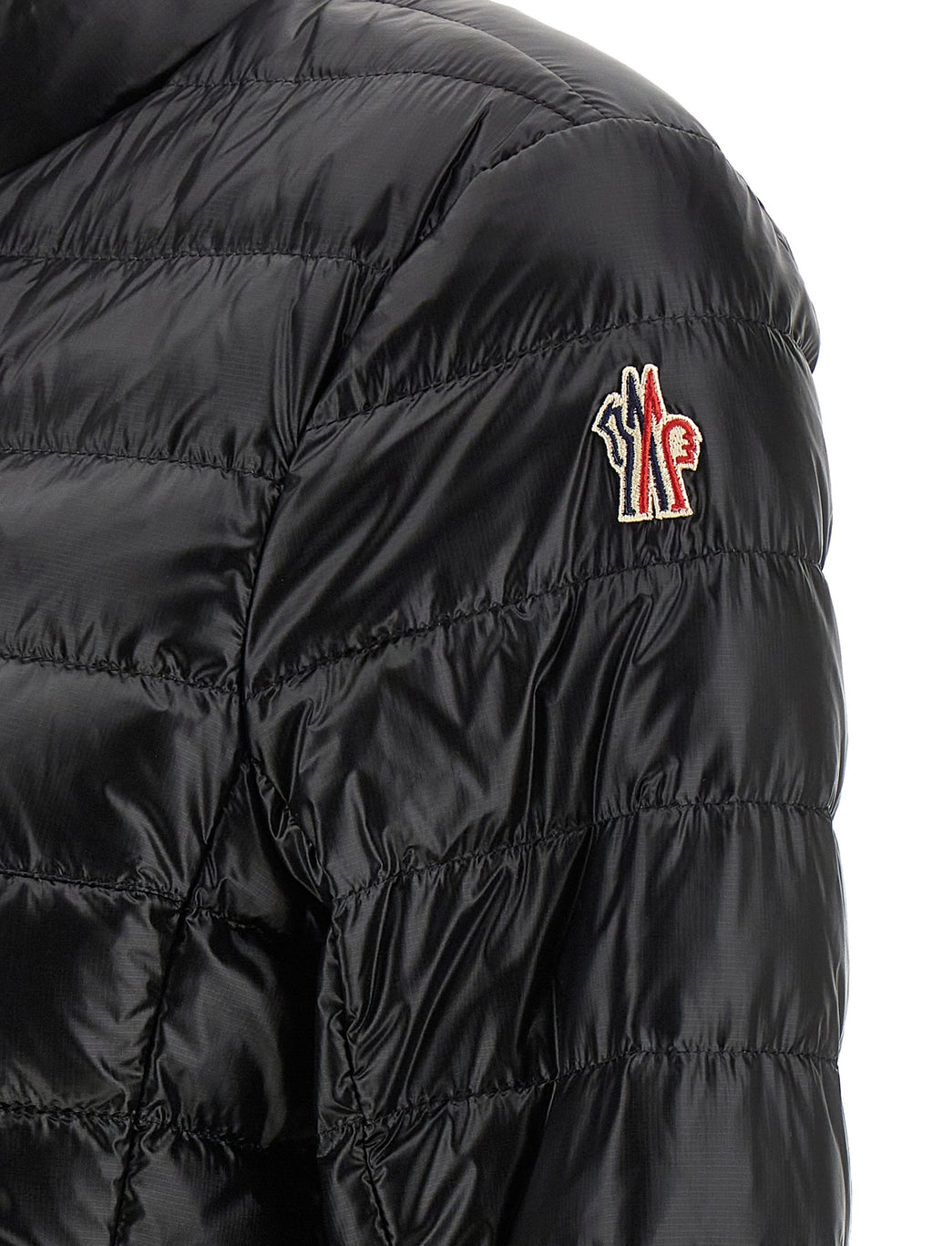 Black Polyamide Full-Length Jacket