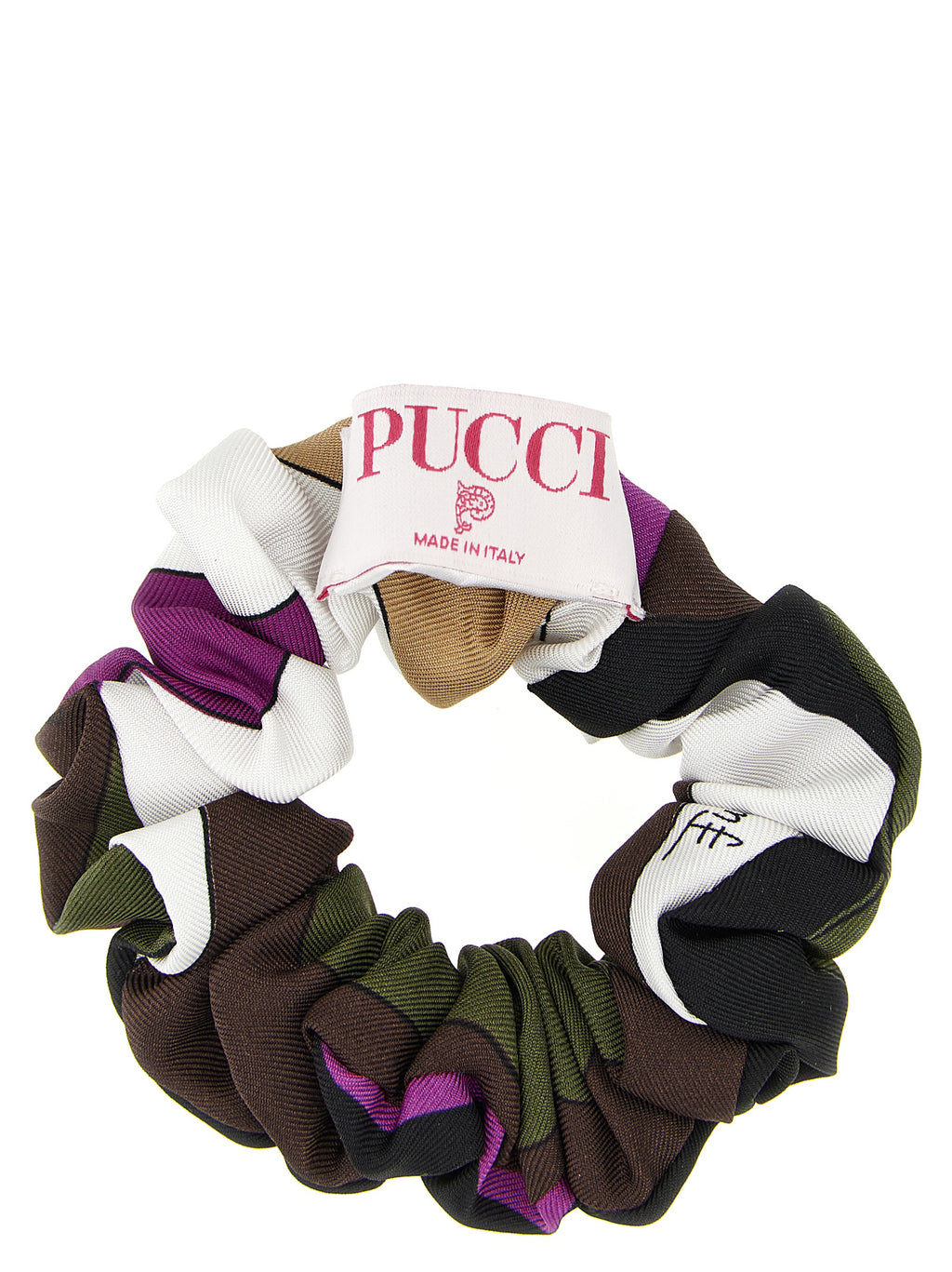 Multicolor Silk Scrunchie
