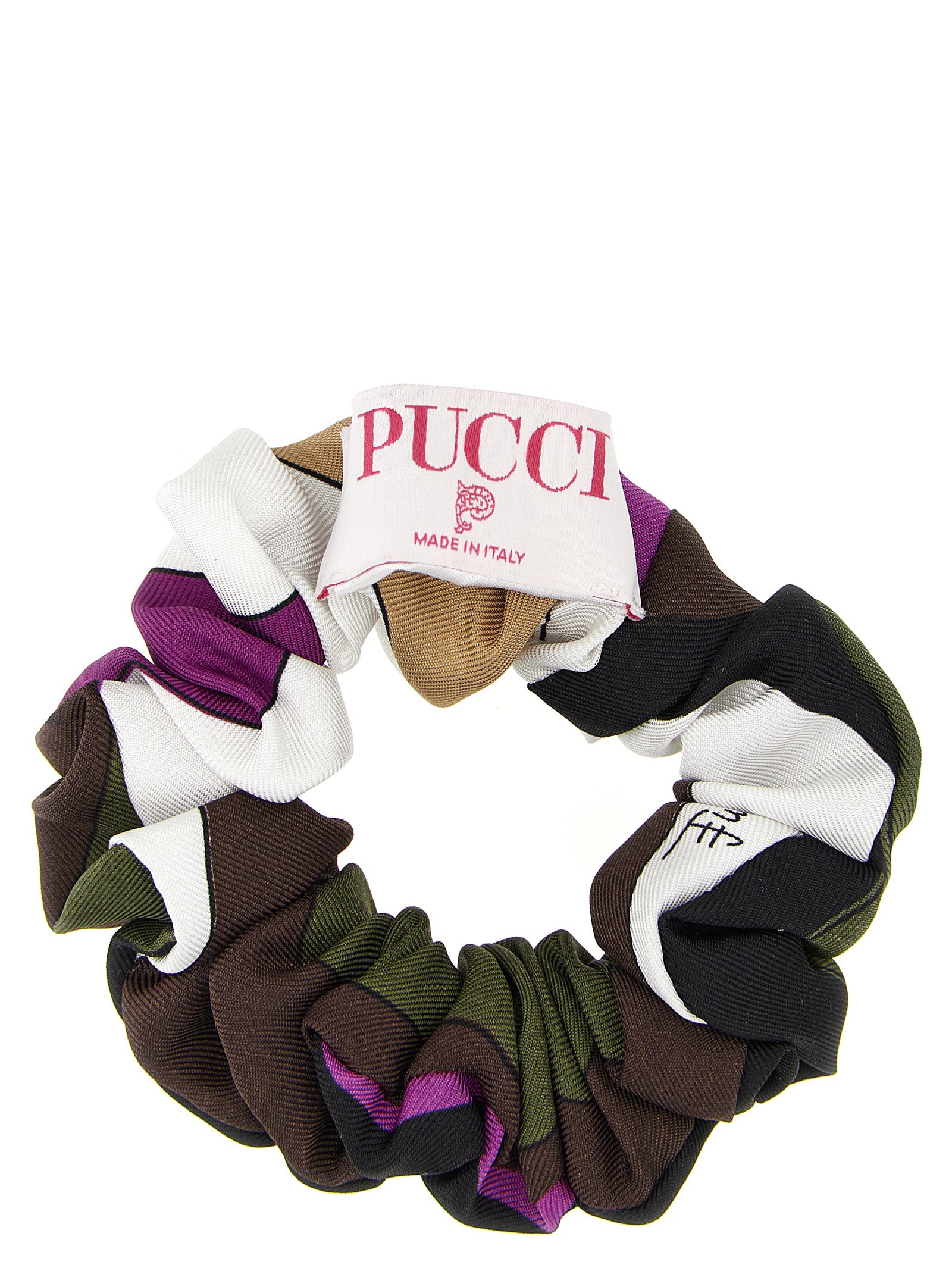 Multicolor Silk Scrunchie