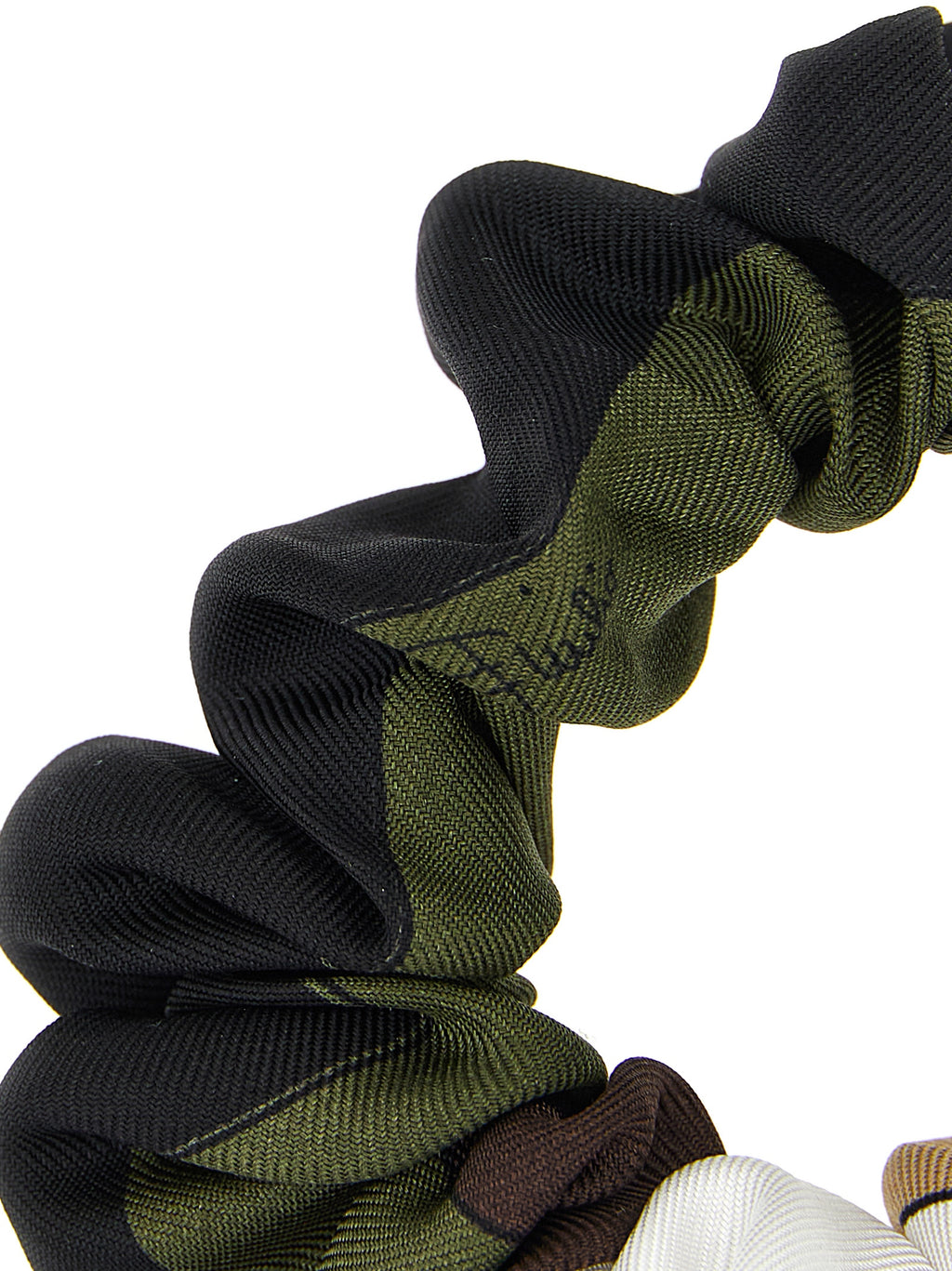 Multicolor Silk Scrunchie