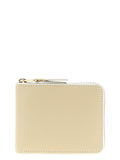 Beige Calfskin Cardholder