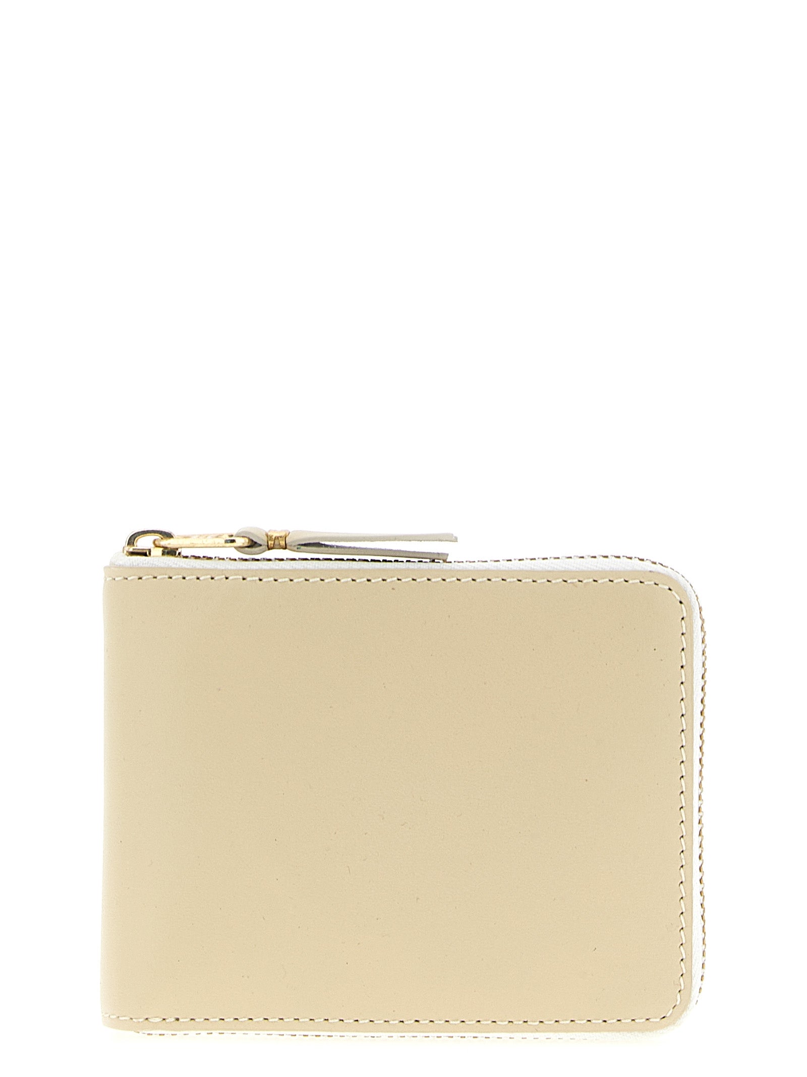 Beige Calfskin Cardholder