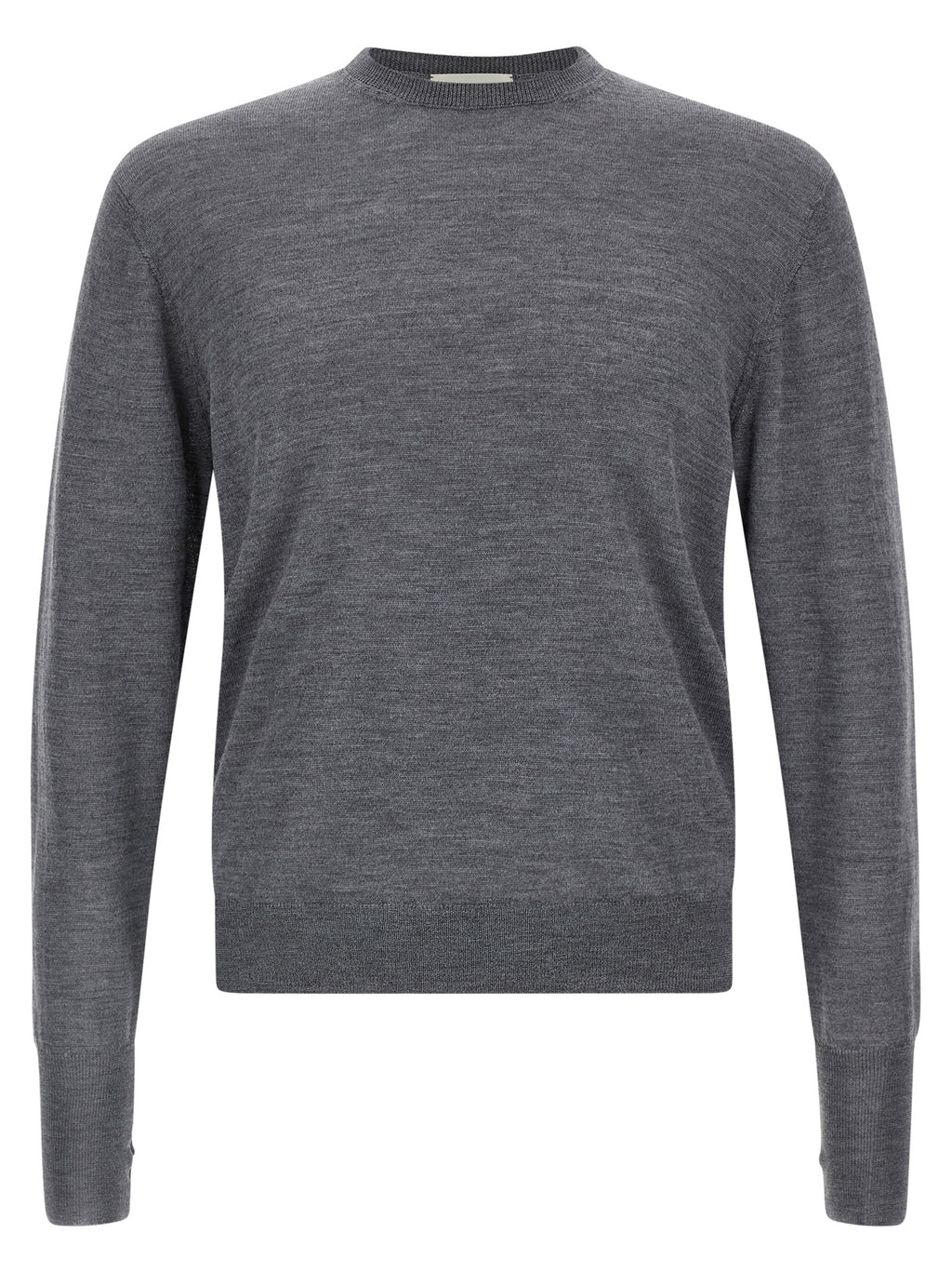 Gray Virgin Wool Cardigan