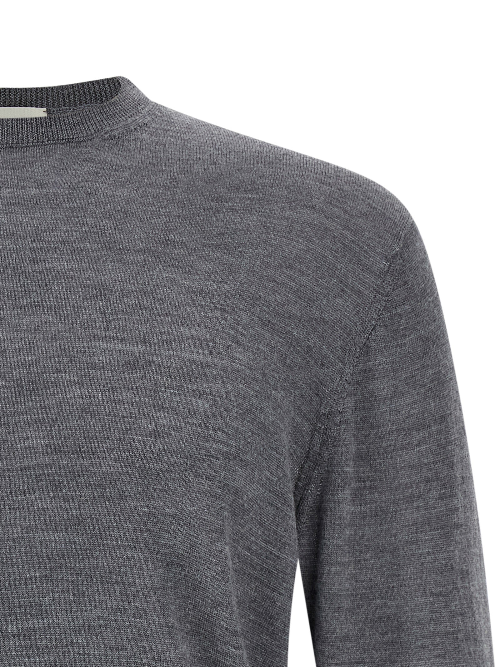 Gray Virgin Wool Cardigan