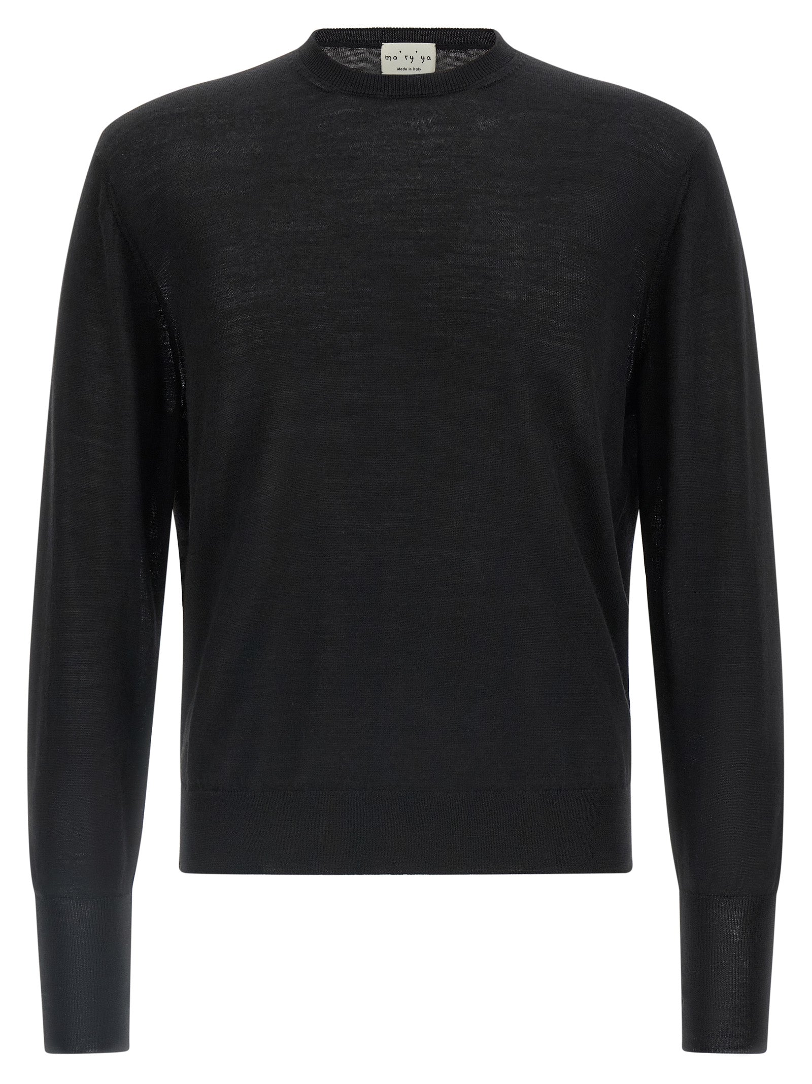 Black Virgin Wool Cardigan