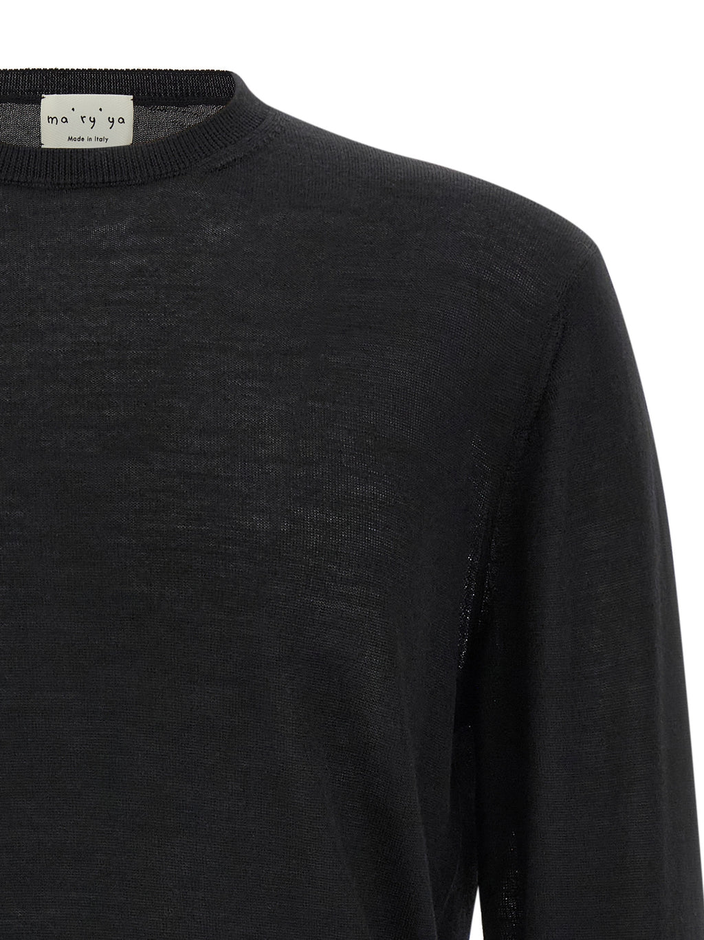 Black Virgin Wool Cardigan