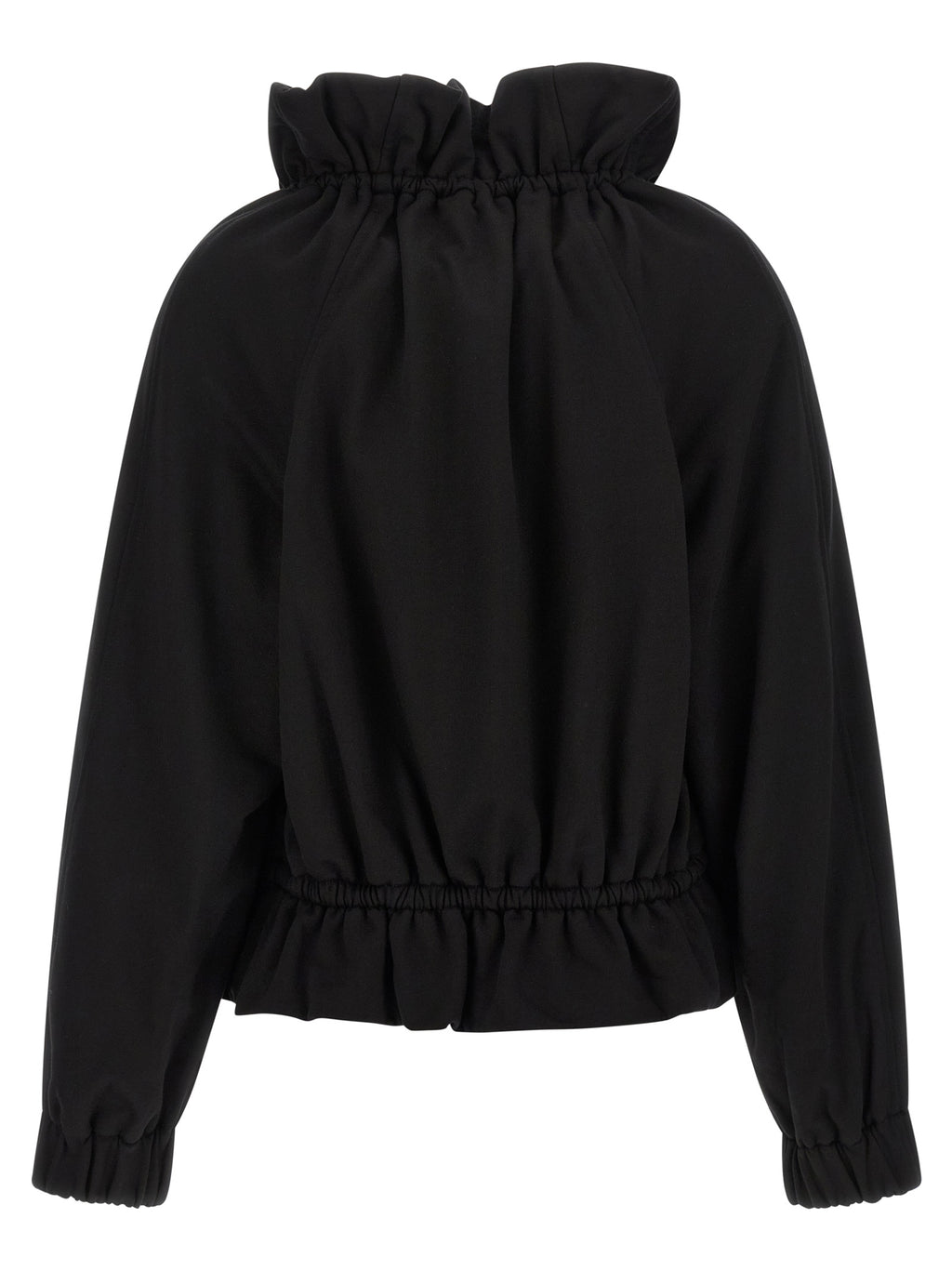 Black Cotton Sweatshirt