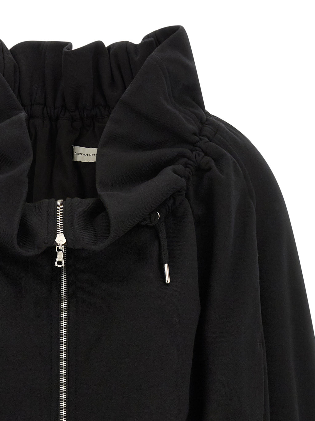 Black Cotton Sweatshirt
