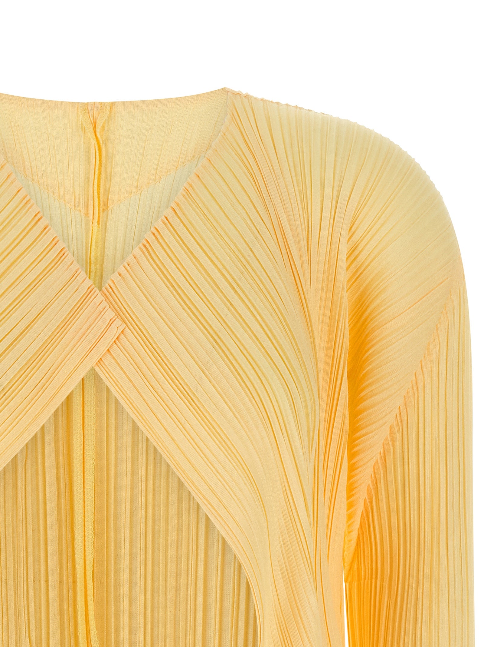 Bicolor Polyester Cardigan