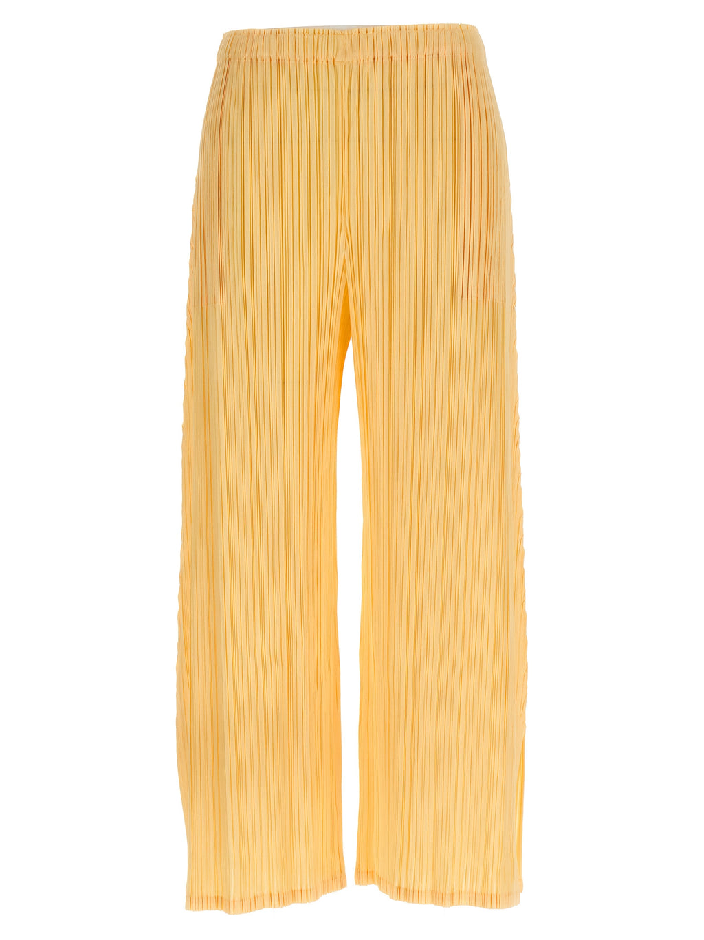 Bicolor Polyester Casual Pants