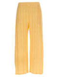 Bicolor Polyester Casual Pants