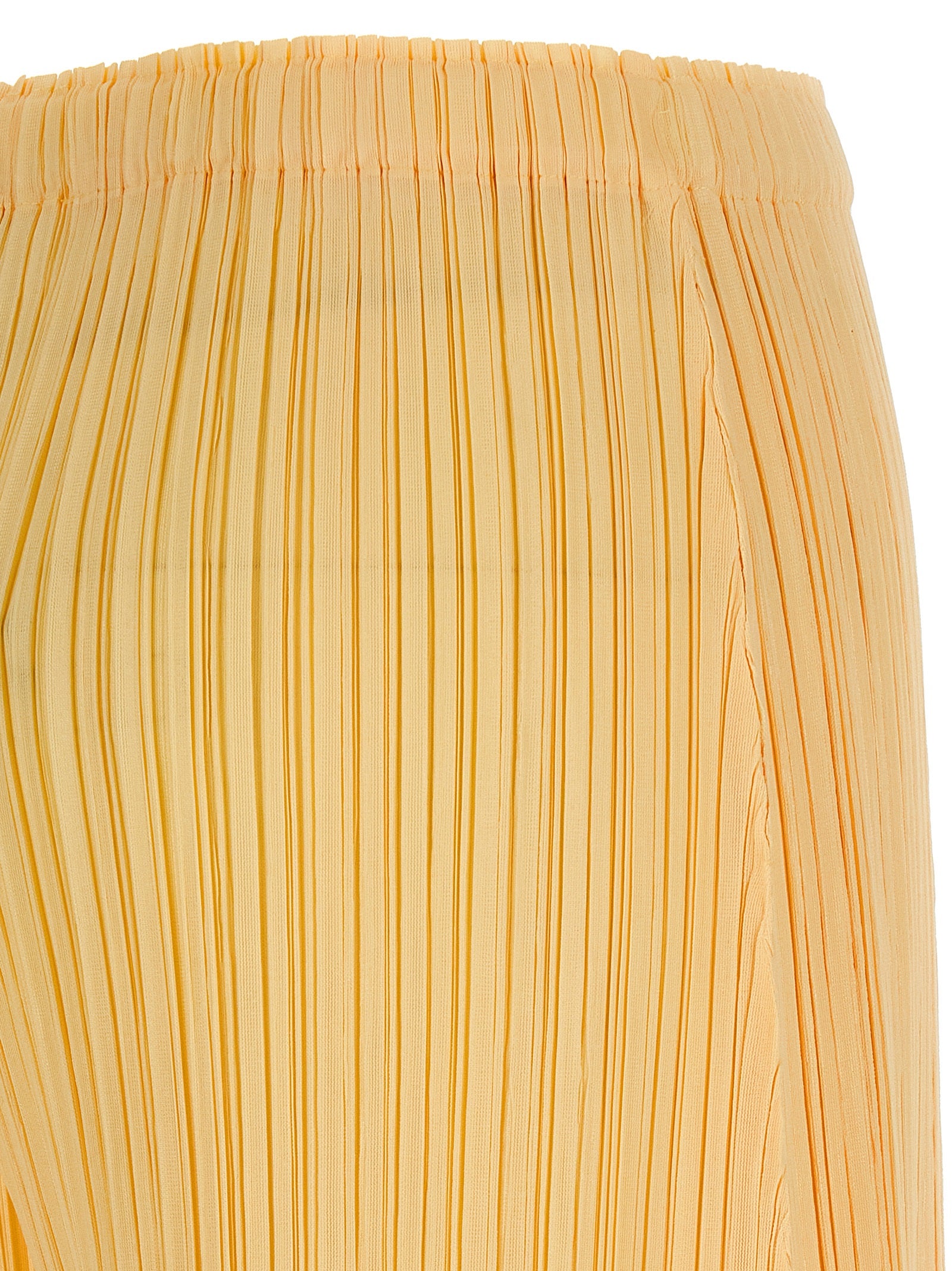 Bicolor Polyester Casual Pants