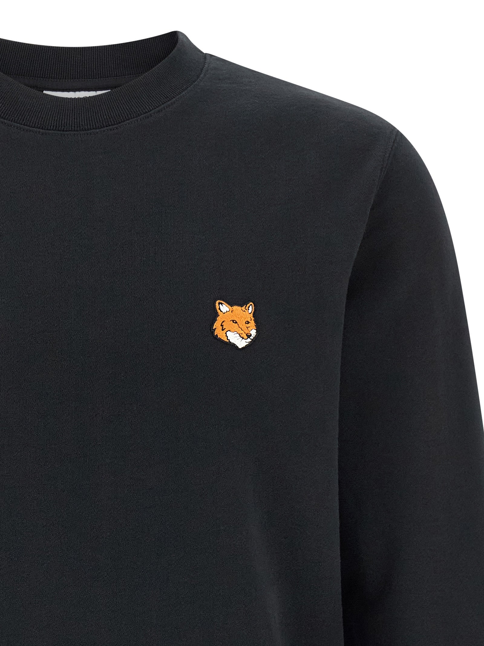 Black Cotton Sweatshirt