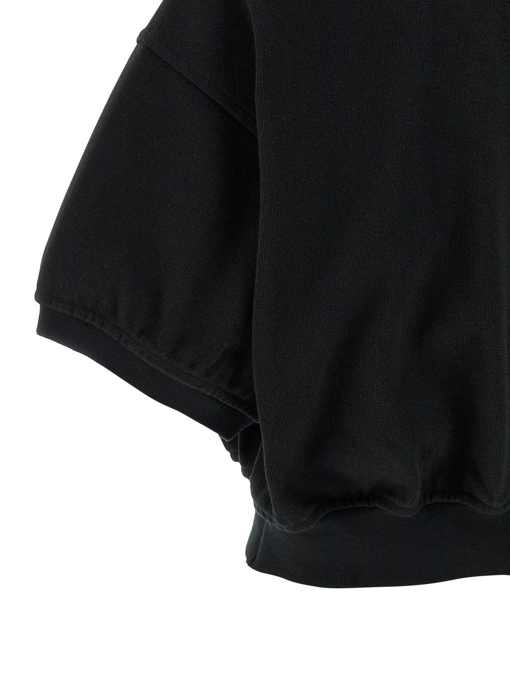 Black Cotton Polo Shirt