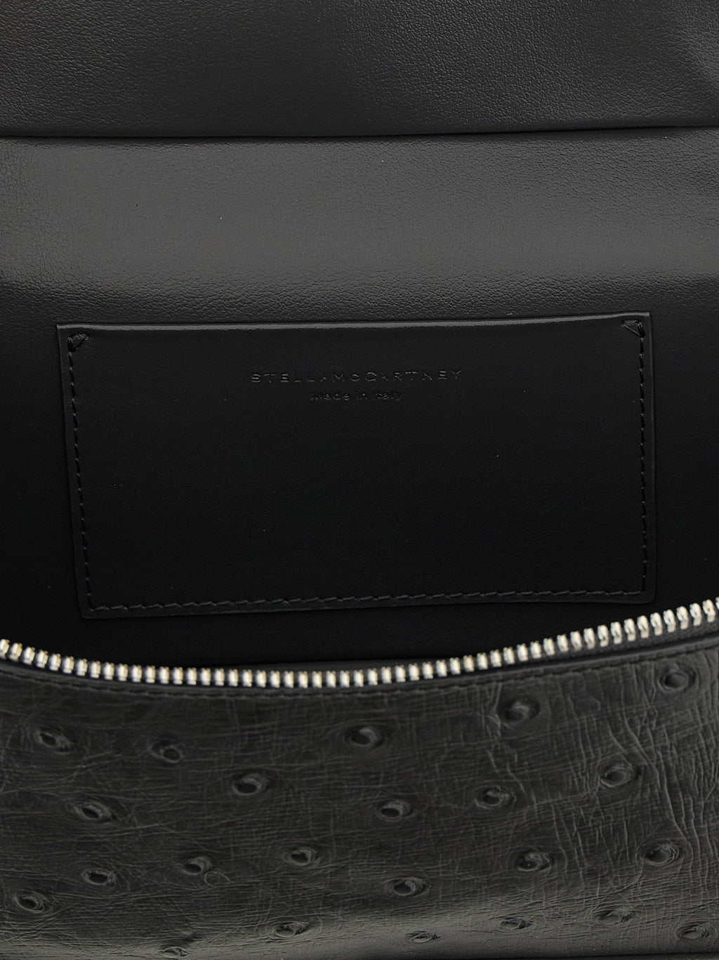 Black Polyester Crossbody Bag