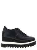 Black Polyethylene Wedge Sandals