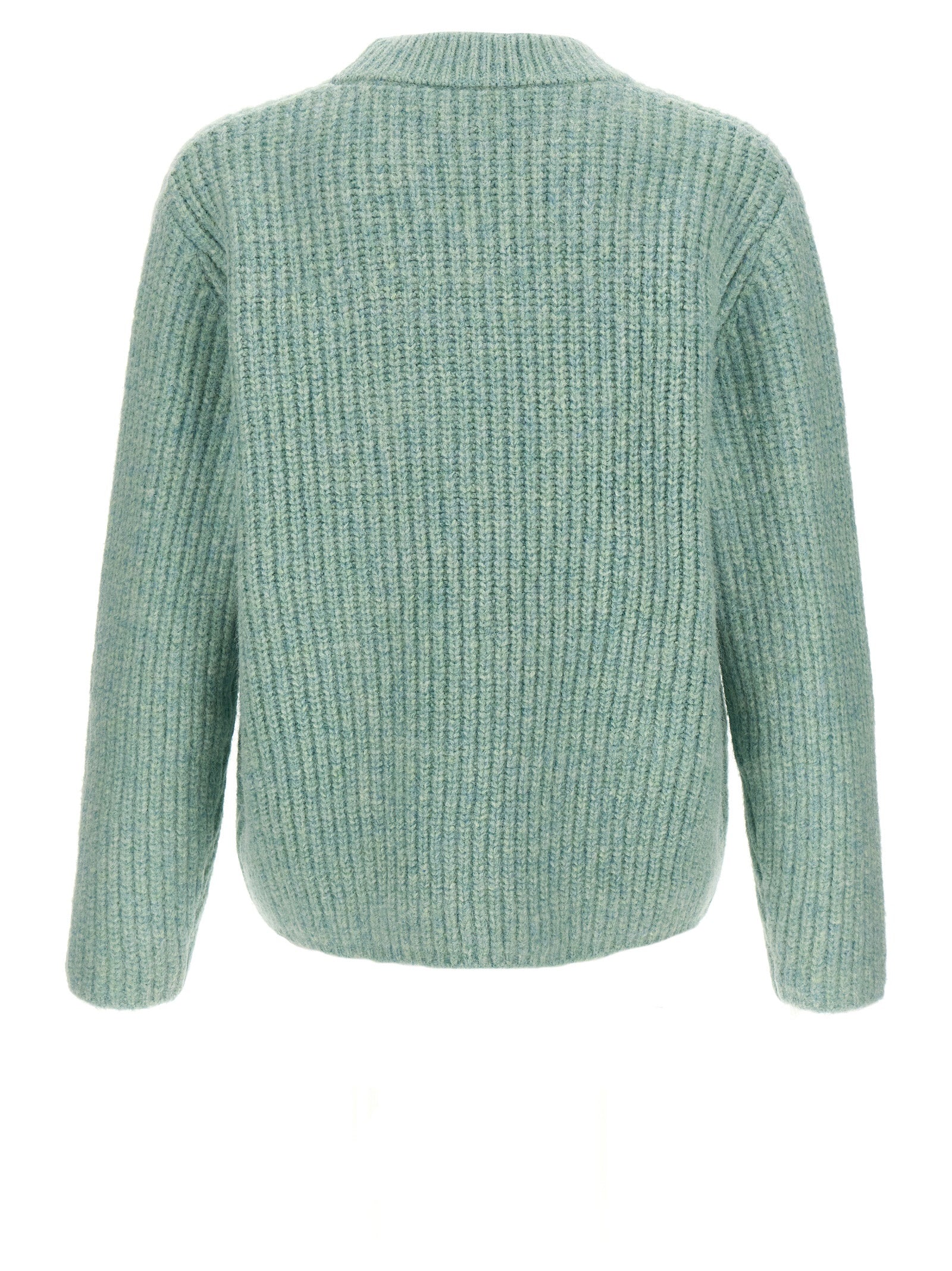 Blue Marabou Cardigan