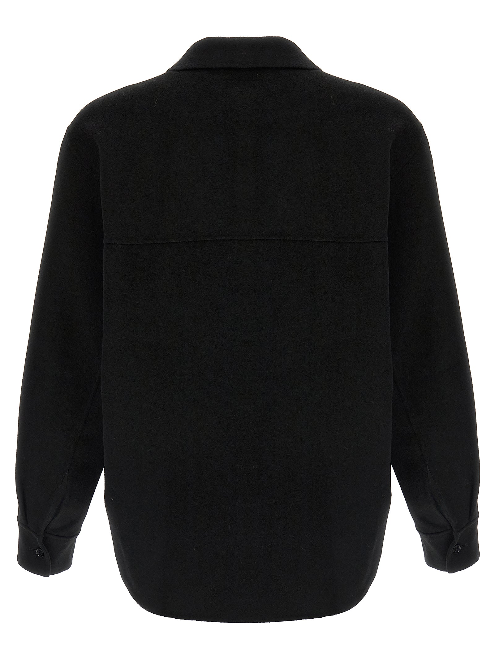 Black Wool Blouse