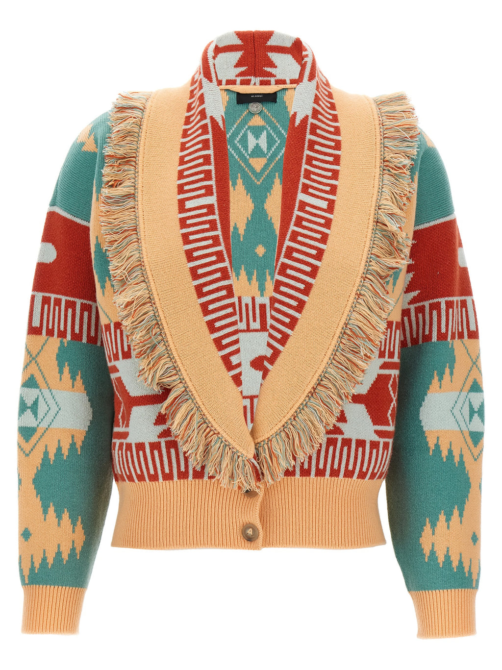 Multicolor Wool Cardigan
