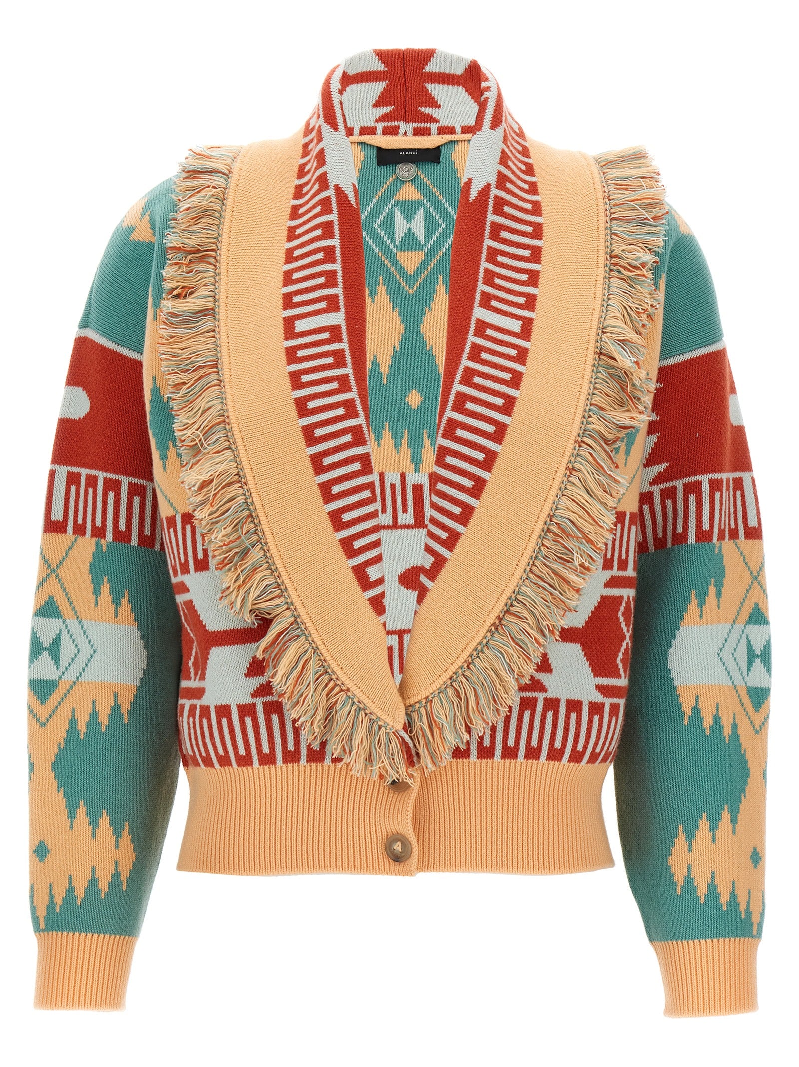Multicolor Wool Cardigan