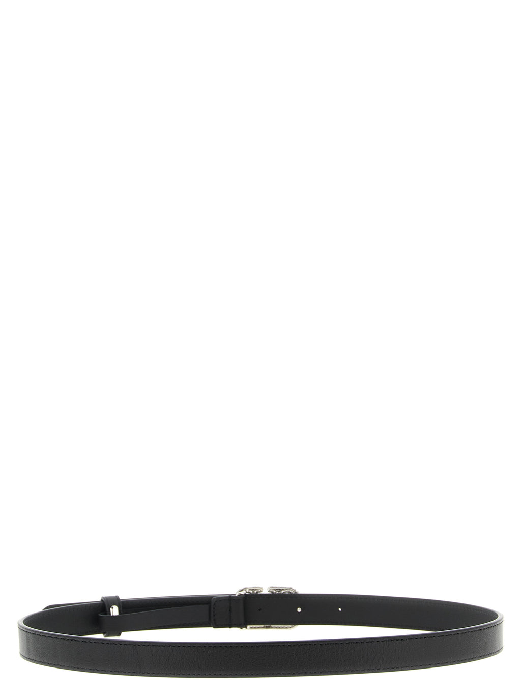Black Calfskin Regular Belt