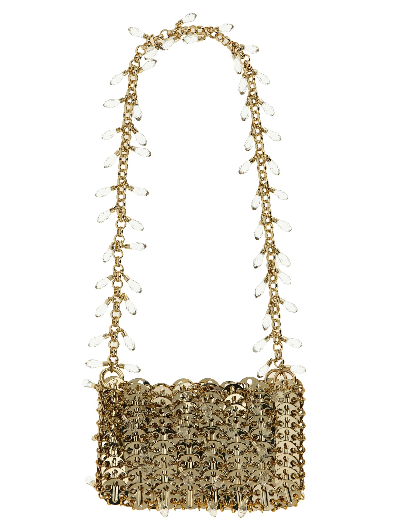 Gold Brass Shoulder Bag