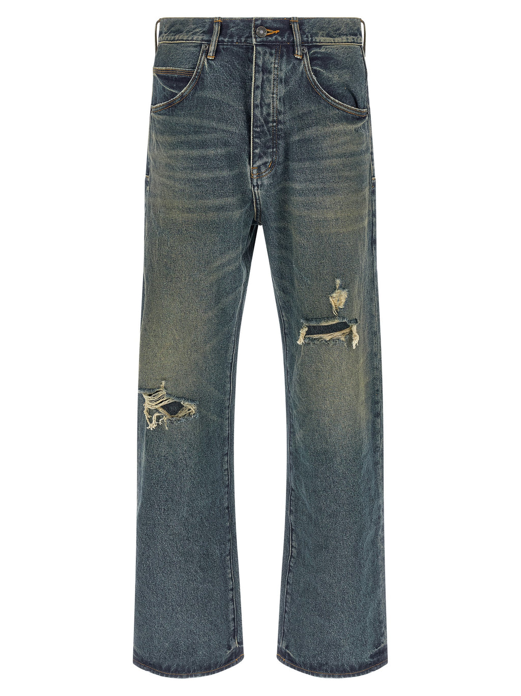 Blue Cotton Jeans Denim