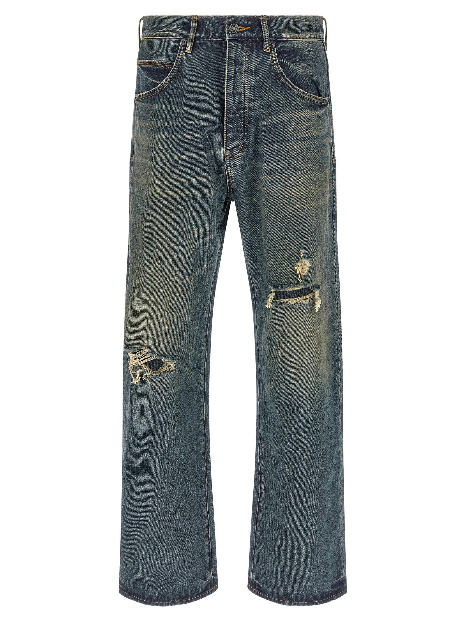 Blue Cotton Jeans Denim