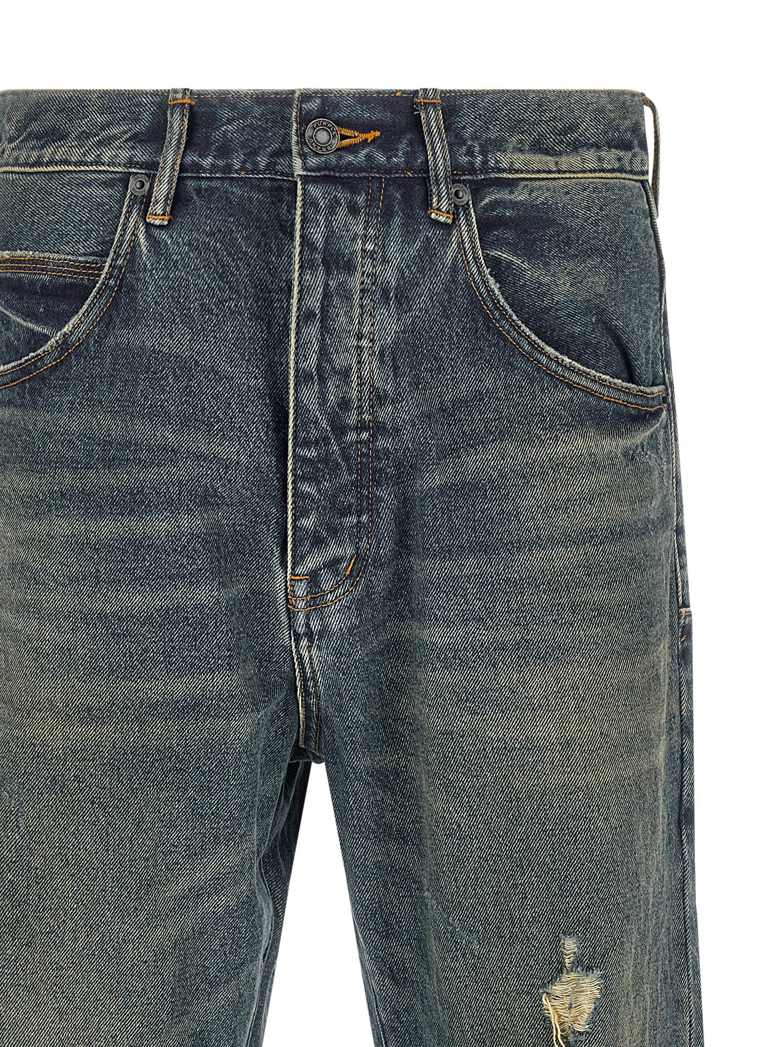 Blue Cotton Jeans Denim