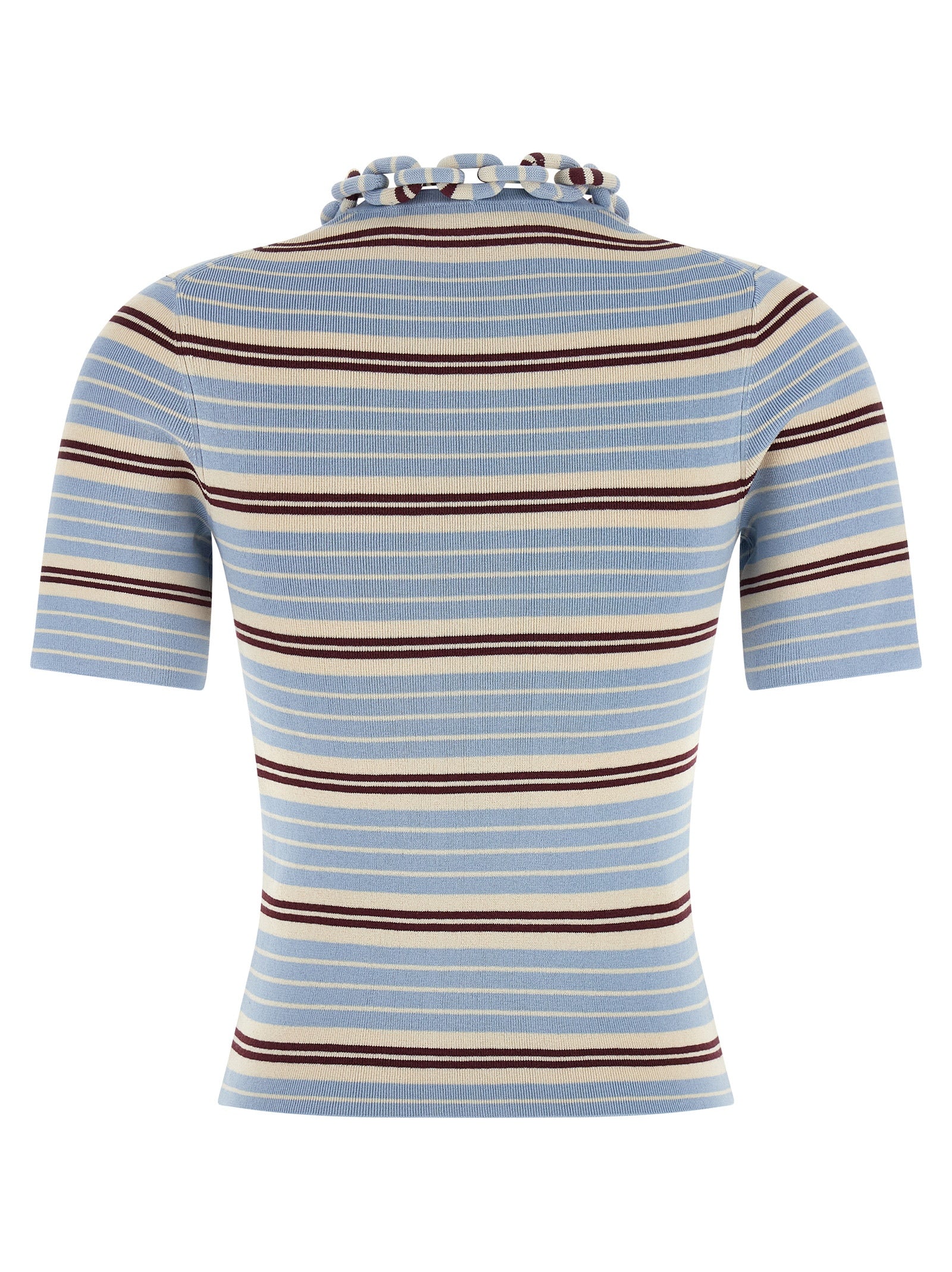Blue Textile T-Shirt