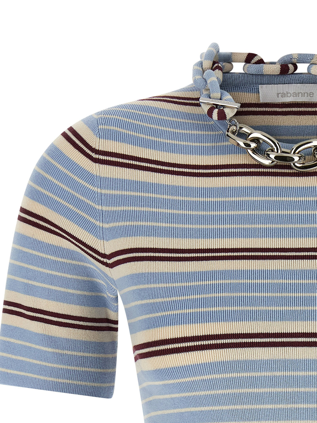 Blue Textile T-Shirt