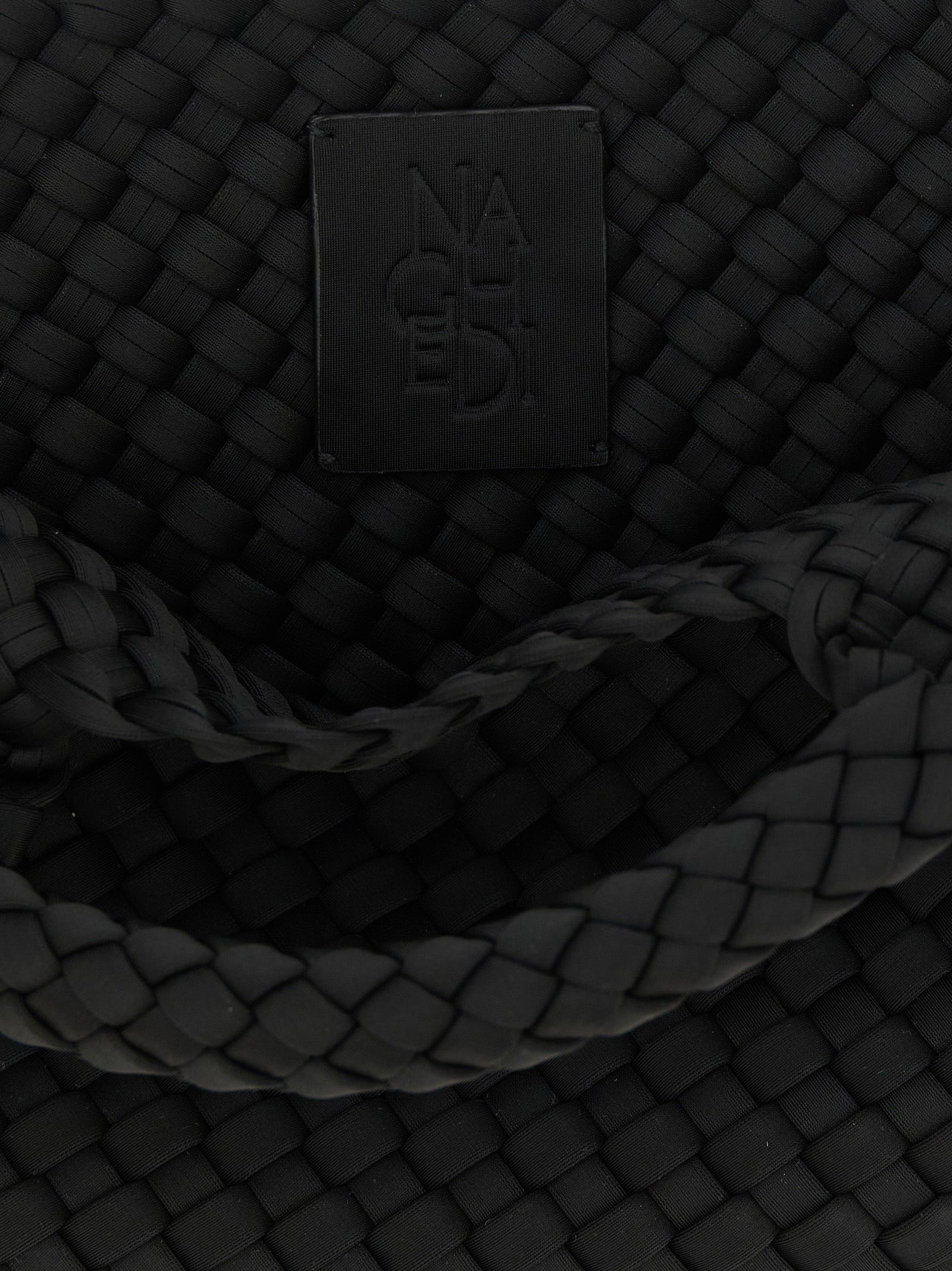 Black Neoprene Tote Bag
