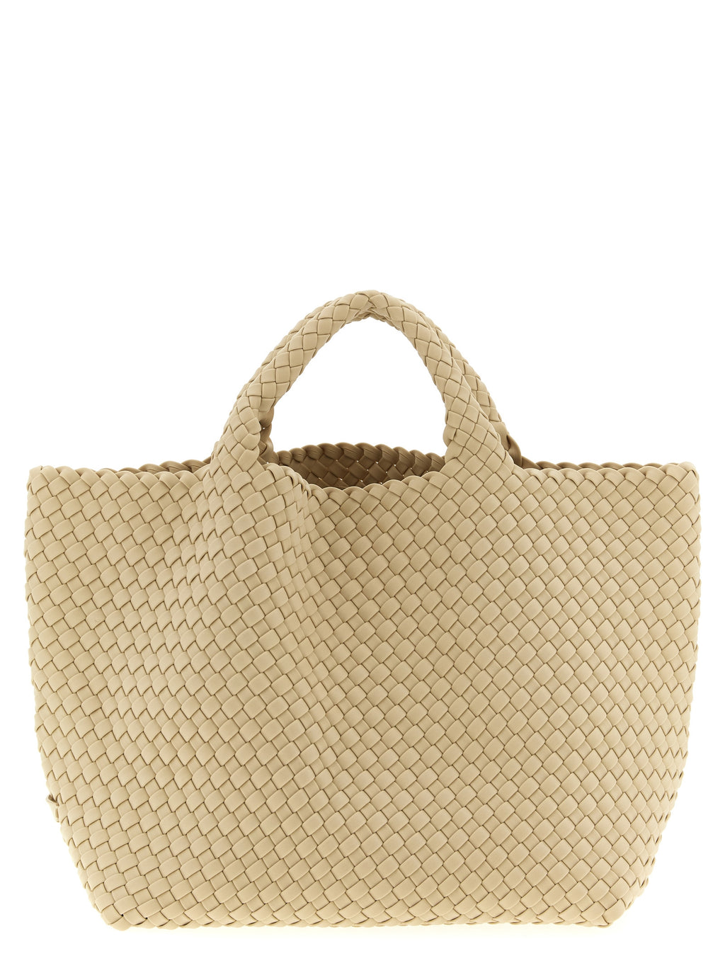 Beige Neoprene Tote Bag