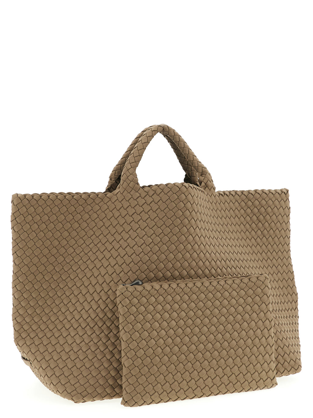 Beige Neoprene Tote Bag
