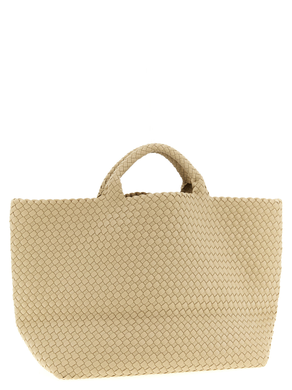 Beige Neoprene Tote Bag