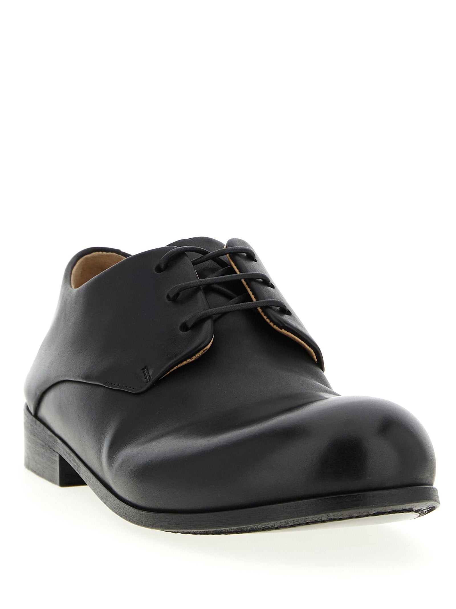 Black Calfskin Oxfords And Derbies