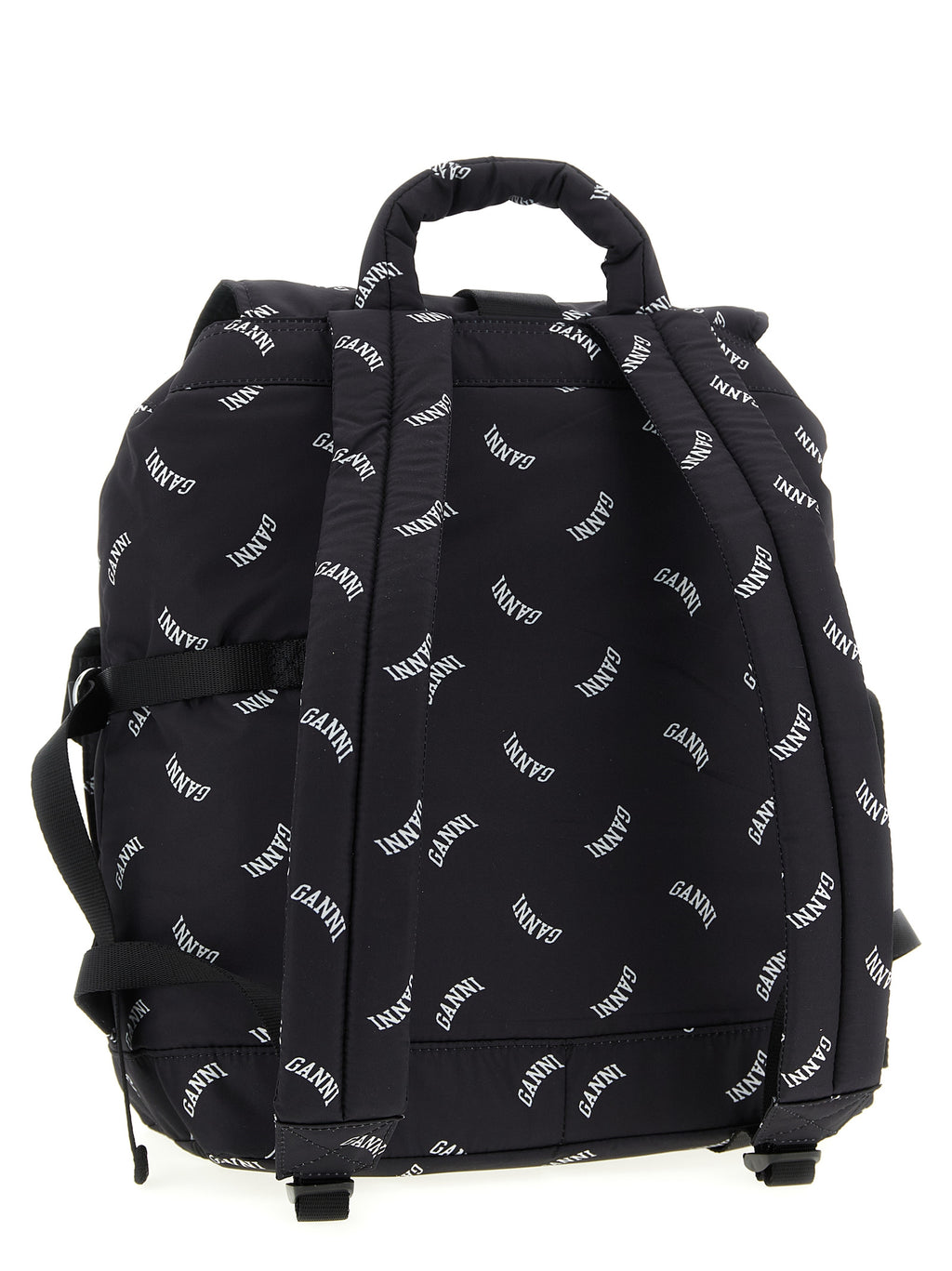 Black Polyester Backpack